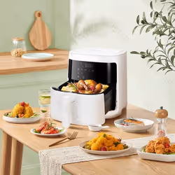 Aigostar 8719138829774 friggitrice Singolo 7 L Indipendente 1900 W Friggitrice ad aria calda Bianco - Vista aggiuntiva 4