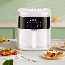 Aigostar 8719138829774 friggitrice Singolo 7 L Indipendente 1900 W Friggitrice ad aria calda Bianco - Vista aggiuntiva 5