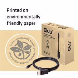 CLUB3D Mini DisplayPort to DisplayPort 1.4 HBR3 8K60Hz Cable, 2 Meter / 6.56 Feet - Vista aggiuntiva 5