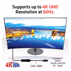 CLUB3D DisplayPort 1.4 to HDMI 2.0b HDR Active Adapter - Vista aggiuntiva 4