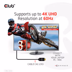 CLUB3D HDMI 2.0 4K60Hz RedMere cable 10m/32.8ft - Vista aggiuntiva 7