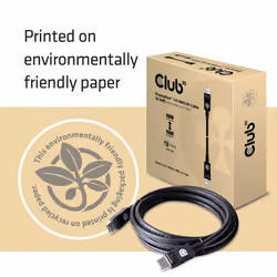 CLUB3D DisplayPort 1.4 HBR3 8K 28AWG Cable M/M 3m /9.84ft - Vista aggiuntiva 5