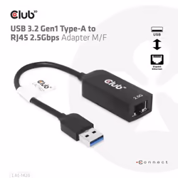 CLUB3D CAC-1420 scheda di rete e adattatore Ethernet 2500 Mbit/s - Vista aggiuntiva 4