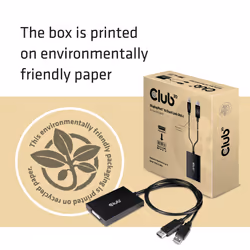 CLUB3D cac-1010 Displayport/usb DVI-I Daul link Nero, Bianco - Vista aggiuntiva 6