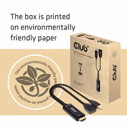 CLUB3D HDMI 2.0 TO DISPLAYPORT 1.2 4K60HZ HDR M/F ACTIVE ADAPTER Nero - Vista aggiuntiva 6