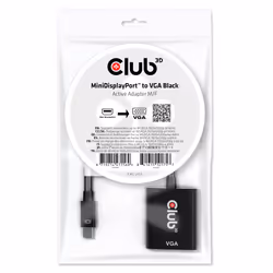 CLUB3D CAC-2113, 0,228 m, Mini Displayport, VGA, Maschio, Femmina, Dritto