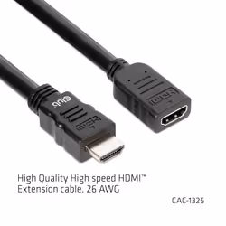 CLUB3D CAC-1325 cavo HDMI 5 m HDMI tipo A (Standard) Nero - Vista aggiuntiva 2