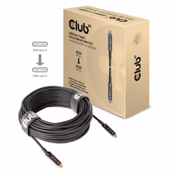 CLUB3D USB3.2 G2 TYPE-C ACT. OPT. A/V M/M 20M cavo USB USB 3.2 Gen 2 (3.1 Gen 2) USB C Nero - Vista aggiuntiva 2