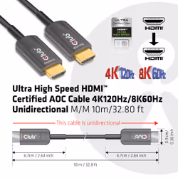 CLUB3D CAC-1376 cavo HDMI 10 m HDMI tipo A (Standard) Nero - Vista aggiuntiva 2