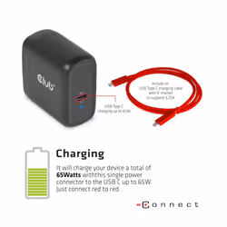 CLUB3D CSV-1564W65 replicatore di porte e docking station per laptop USB 3.2 Gen 1 (3.1 Gen 1) Type-C Nero - Vista aggiuntiva 5