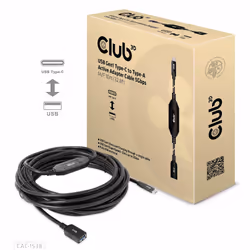 CLUB3D CAC-1538 cavo USB USB 3.2 Gen 1 (3.1 Gen 1) 10 m USB C USB A Nero - Vista aggiuntiva 2