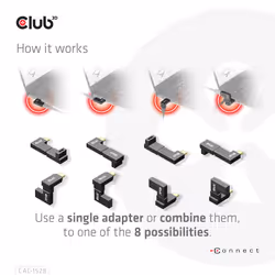 CLUB3D CAC-1528 adattatore per inversione del genere dei cavi USB C - Vista aggiuntiva 5