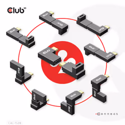 CLUB3D CAC-1528 adattatore per inversione del genere dei cavi USB C - Vista aggiuntiva 8