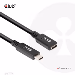 CLUB3D CAC-1529, 2 m, USB C, USB C, USB 3.2 Gen 1 (3.1 Gen 1), 5 Gbit/s, Nero