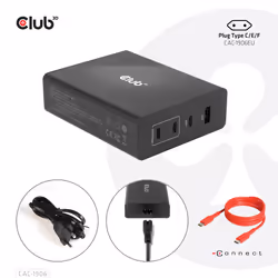 CLUB3D CAC-1906 Caricabatterie per dispositivi mobili Universale Nero dC Interno - Vista aggiuntiva 7