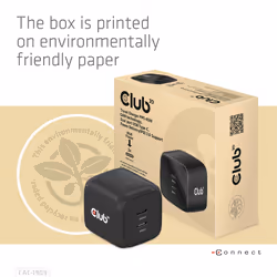 CLUB3D CAC-1909EU Caricabatterie per dispositivi mobili Telefono cellulare, Computer portatile, Smartphone Nero AC Interno - Vista aggiuntiva 5