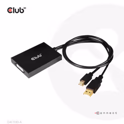 CLUB3D CAC-1130-A cavo e adattatore video 0,6 m DVI-D Mini DisplayPort + USB Type-A Nero - Vista aggiuntiva 7