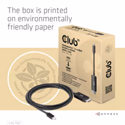 CLUB3D CAC-1187 cavo e adattatore video 1,8 m Mini DisplayPort HDMI Nero - Vista aggiuntiva 8