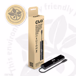 CLUB3D CSV-1599 replicatore di porte e docking station per laptop USB 3.2 Gen 1 (3.1 Gen 1) Type-C Nero - Vista aggiuntiva 6