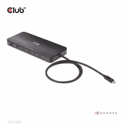 CLUB3D CSV-1581 replicatore di porte e docking station per laptop Thunderbolt 4 Nero - Vista aggiuntiva 4