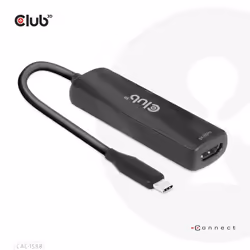 CLUB3D CAC-1588 cavo e adattatore video 0,17 m USB tipo-C HDMI Nero - Vista aggiuntiva 4