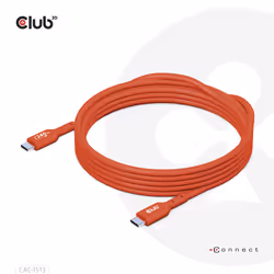 CLUB3D CAC-1513 cavo USB USB 2.0 3 m USB C Arancione - Vista aggiuntiva 4