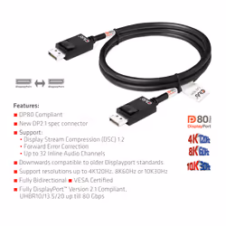 CLUB3D CAC-1091 cavo DisplayPort 1,2 m Nero - Vista aggiuntiva 5