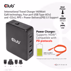 CLUB3D CAC-1917 alimentatore per computer 140 W