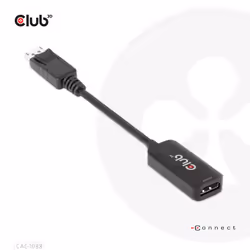 CLUB3D CAC-1088 cavo e adattatore video 0,21 m DisplayPort HDMI Nero - Vista aggiuntiva 7