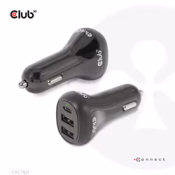 CLUB3D USB KFZ-Ladegerät 1xUSB C 2xUSB A 36W 12/24V retail - Vista aggiuntiva 8