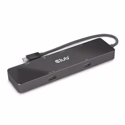 CLUB3D CSV-1584 replicatore di porte e docking station per laptop Cablato USB 3.2 Gen 2 (3.1 Gen 2) Type-C Nero