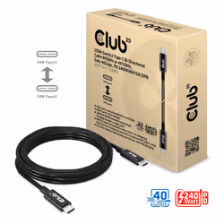 CLUB3D CAC-1579 cavo USB USB4 Gen 3x2 3 m USB C Nero - Vista aggiuntiva 4