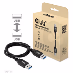 CLUB3D CAC-1409 cavo USB USB 3.2 Gen 2 (3.1 Gen 2) 0,5 m USB A Nero