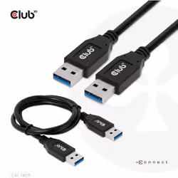 CLUB3D CAC-1409 cavo USB USB 3.2 Gen 2 (3.1 Gen 2) 0,5 m USB A Nero - Vista aggiuntiva 8