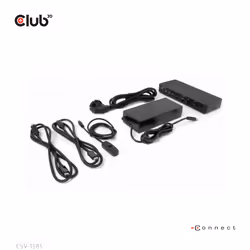 CLUB3D DisplayPort/HDMI KVM Switch/Dock 4K60Hz For USB Type-C inputs - Vista aggiuntiva 8