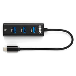 CLUB3D CSV-1549 hub di interfaccia USB tipo-C 5000 Mbit/s Nero