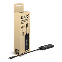CLUB3D CSV-1554 hub di interfaccia USB tipo-C Nero