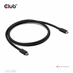 CLUB3D CAC-2501 Cavo Thunderbolt 1 m 120 Gbit/s Nero - Vista aggiuntiva 7