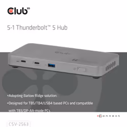 CLUB3D CSV-2563 hub di interfaccia - Vista aggiuntiva 2