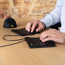 R-Go Tools R-Go Split Tastiera Ergonomico, QWERTY (IT), nero, cablata - Vista aggiuntiva 6
