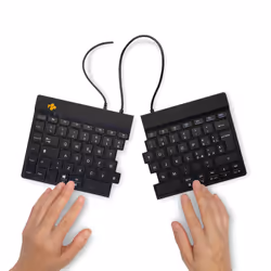 R-Go Tools R-Go Split Tastiera Ergonomico, QWERTY (IT), nero, cablata - Vista aggiuntiva 7