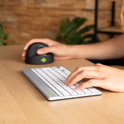R-Go Tools RGOCOUSWLWH tastiera Ufficio Bluetooth QWERTY Inglese US Bianco - Vista aggiuntiva 5