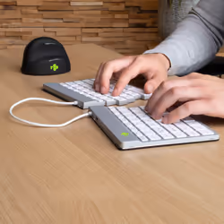 R-Go Tools RGOSBUSWLWH tastiera Ufficio Bluetooth QWERTY Nordic Bianco - Vista aggiuntiva 5