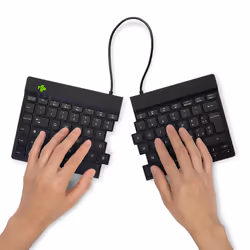 R-Go Tools R-Go Split Break v2 tastiera Universale USB + RF Wireless + Bluetooth QWERTY Italiano Nero - Vista aggiuntiva 8