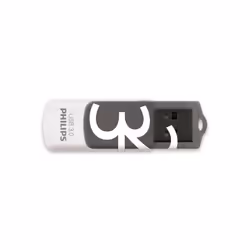 Philips Vivid, 64 GB, USB tipo A, 3.2 Gen 1 (3.1 Gen 1), 100 MB/s, Cuffia, Grigio, Bianco