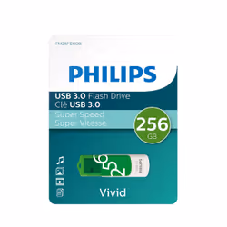 Philips FM25FD00B/00 unità flash USB 256 GB USB tipo A 3.2 Gen 1 (3.1 Gen 1) Verde, Bianco