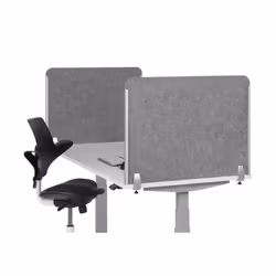 BakkerElkhuizen BE Safety Screen side, Grigio chiaro, Feltro in PET, Plastica, Grigio, 1 pz, 20 mm