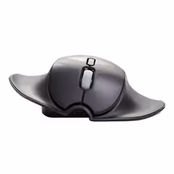 BakkerElkhuizen HandshoeMouse Shift Bluetooth, Ambidestro, Ottico, Bluetooth, 1000 DPI, Nero