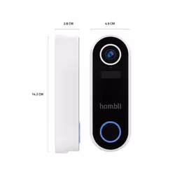 Hombli Smart Doorbell Pack Nero, Bianco - Vista aggiuntiva 7