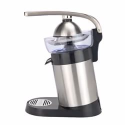 Bourgini Grand Citrus Juicer Deluxe 130 W Nero, Acciaio inox